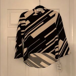 Brand new Black & off white size small Zara top